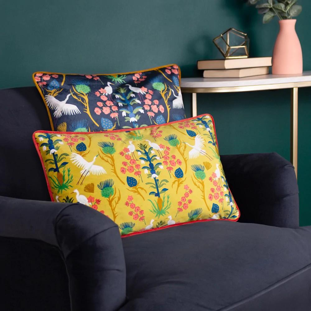 Furn Herons Illustration Cushion Cover