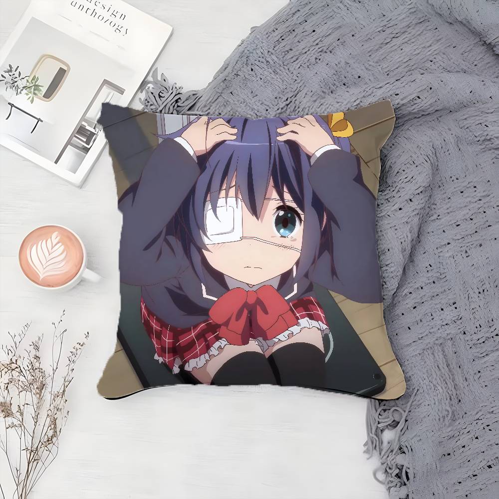 Anime L-Love Chunibyo & Other Delusions-MT Pillow Case Printing Pillowcase Living Room Sofa Cushion Cover Bedroom Room Decor