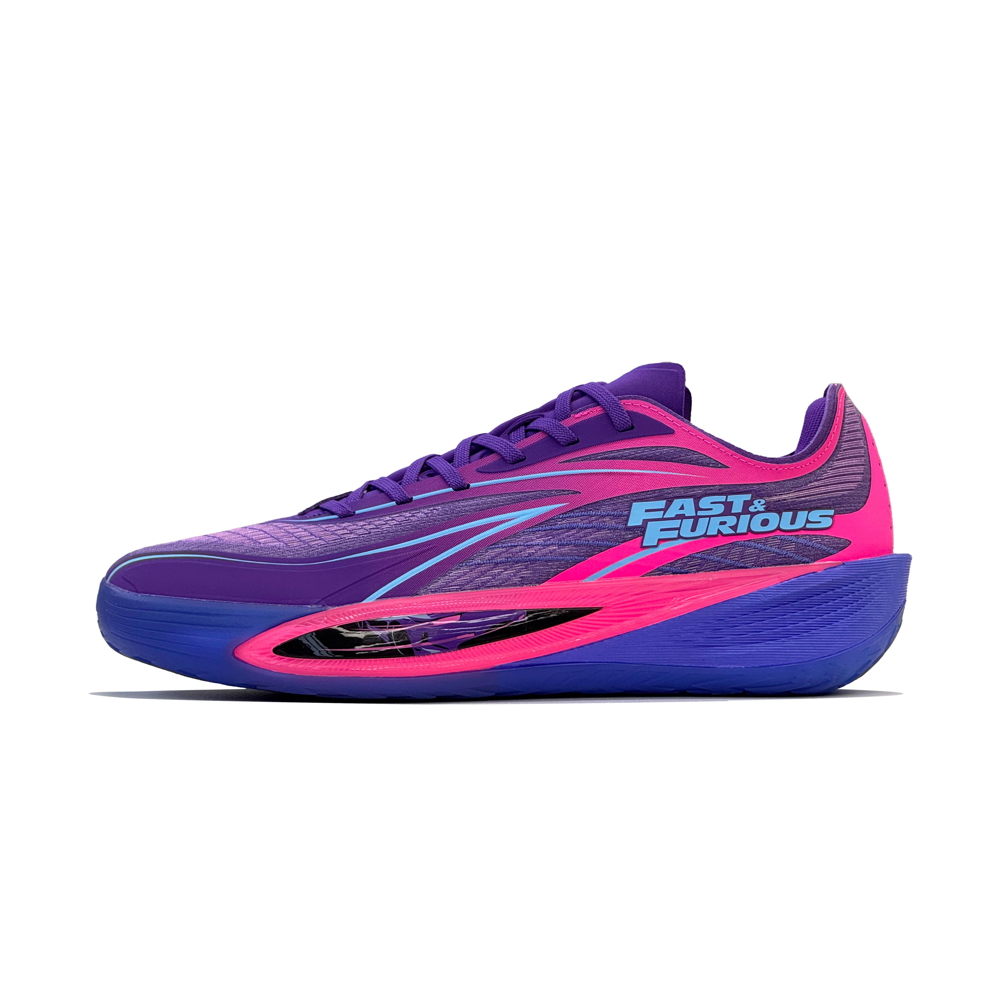 Chaussures de Basketball ANTA Crazy 5 Homme Basse Rouge Fluo Flamme 42.5