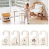 Wooden Baby Closet Dividers Clothes Organizers Newborn Growth Remembrance