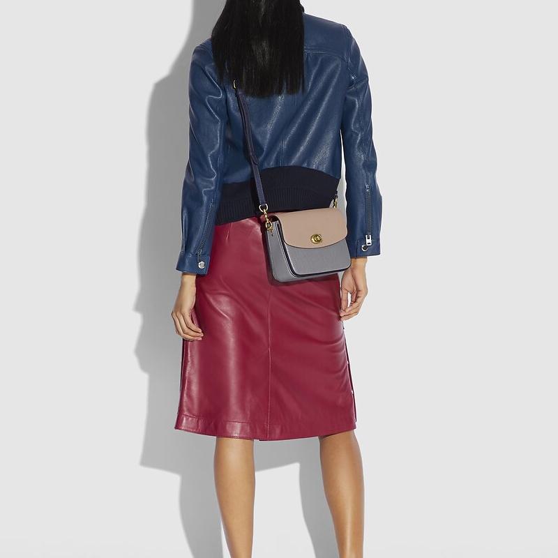 New COACH Cassie Leather Messenger Bag, Handbag, Shoulder Bag, Crossbody Bag Small Women's 89088-B4SBG