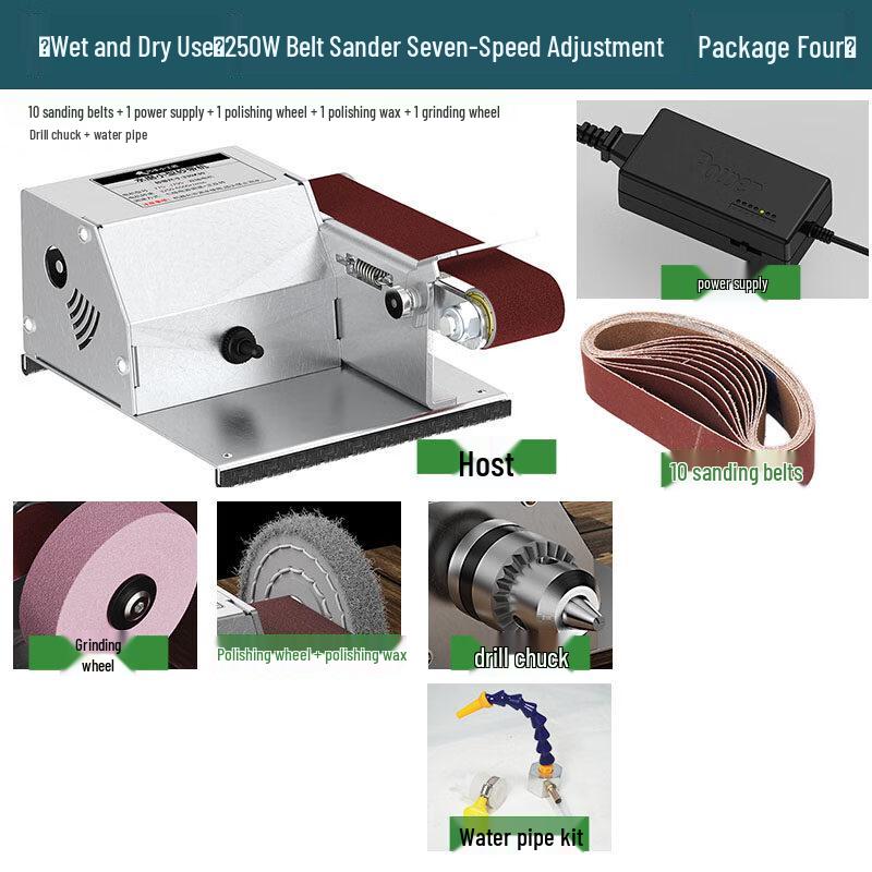 Automatic Wet/Dry Belt Sander and Polisher CN Plug (adapter Included)