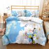 Spring Flowers King Queen Duvet Cover Colorful Floral Bedding Set Cherry Blossoms Quilt Cover 2/3pcs Polyester Comforter Cover