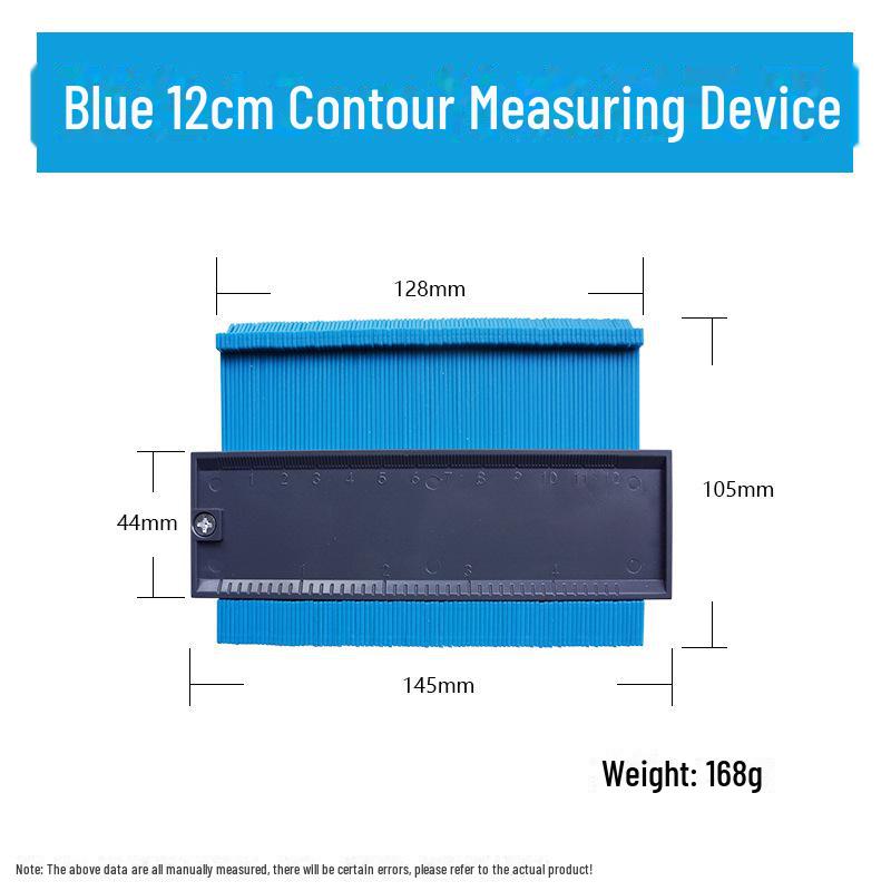 Multifunctional Contour Measuring and Profiling Gauge for Woodworking and Irregular Shapes