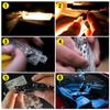 9pcs LED Car interior Light Reading Light Trunk Lights Modification Accessories For Toyota Highlander XU50 Kluger