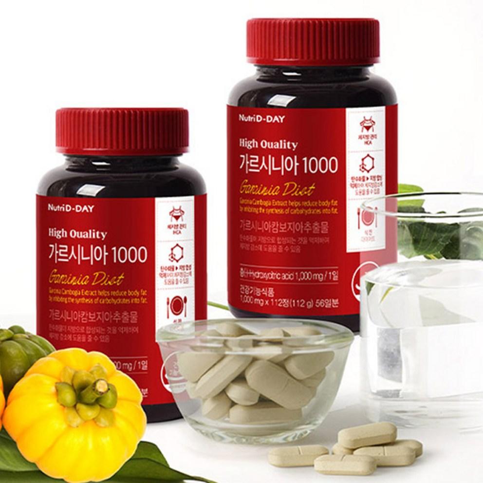 Nutridday Garcinia 1000 112 Tablets + Catechin 400 60 Tablets, 1 Set