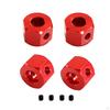 4 5mm To 12mm Wheel Adapter Adaptor for Per 1/16 Scale RC Crawler Truck Trucks