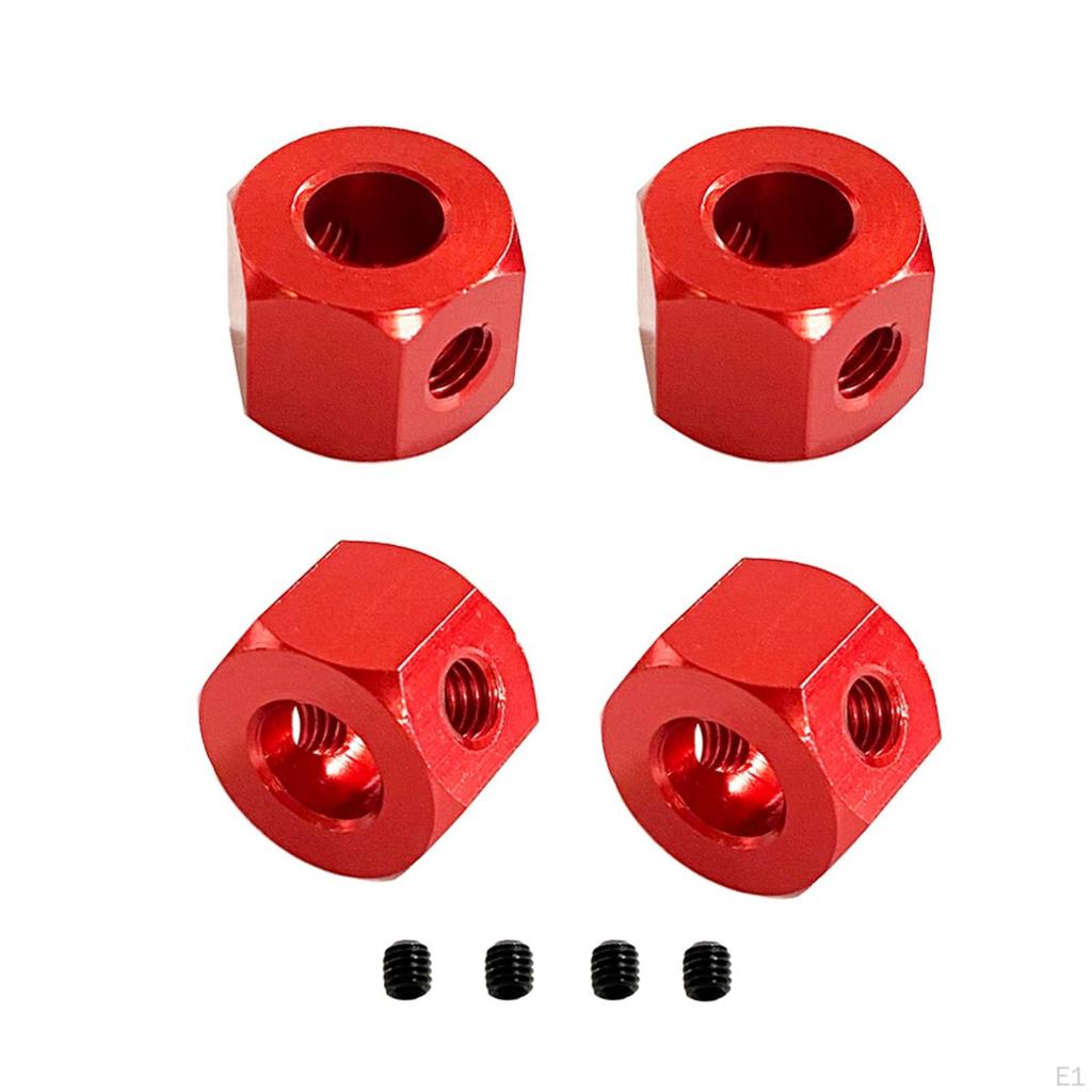 4 5mm To 12mm Wheel Adapter Adaptor for Per 1/16 Scale RC Crawler Truck Trucks
