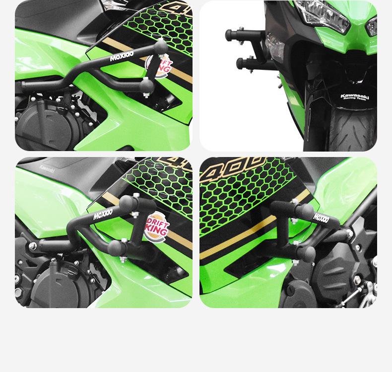 Kawasaki Ninja 400 Front Fairing Anti-Collision Guard Modification