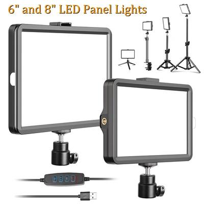 Video LED Světlo Osvětlení pro Fotografování Selfie Stmívatelná Výplňová Lampa S Trojnožkou