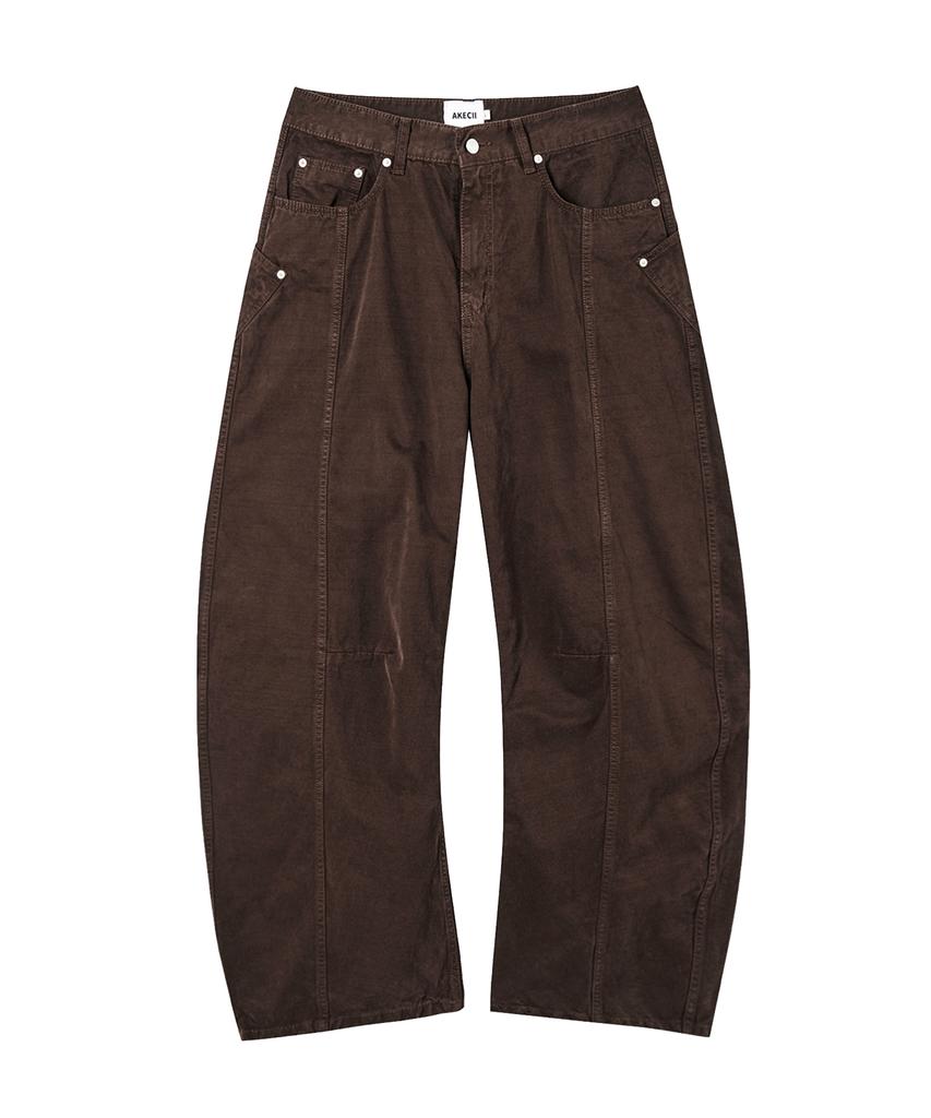 Akesi Denzel Summit Curved Cotton Pants_Brown