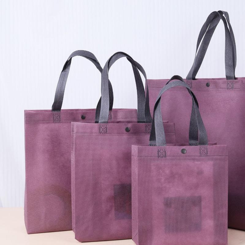 Vertical Version Non-woven Shopping Sack Reusable Portable Bag Large Capacity Tote Pockets Used for Shoe Boxes Clothes Books Gift Packag Storage Pouch