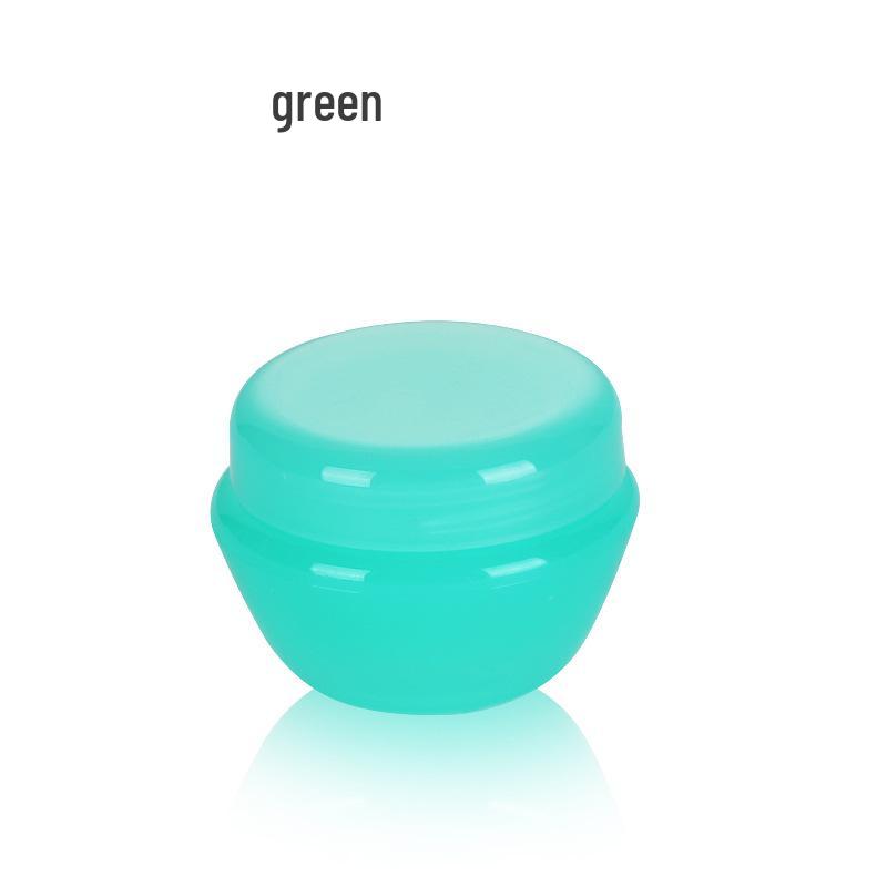 Mehrfarbige Pilzbox Cremetiegel: 5g, 10g, 20g, 30g, 50g Kunststoff-Kugelapplikator Kosmetische Reiseflasche