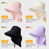 Summer Outdoor Sun Hat With Large Brim Uv Protection For Hiking And Fishing Enthusiasts