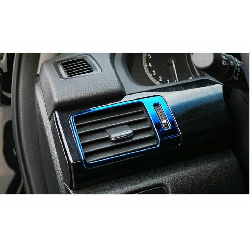 For Honda Accord 9th 2014-2017 Blue Titanium Front Side Vent Overlay Cover Trim