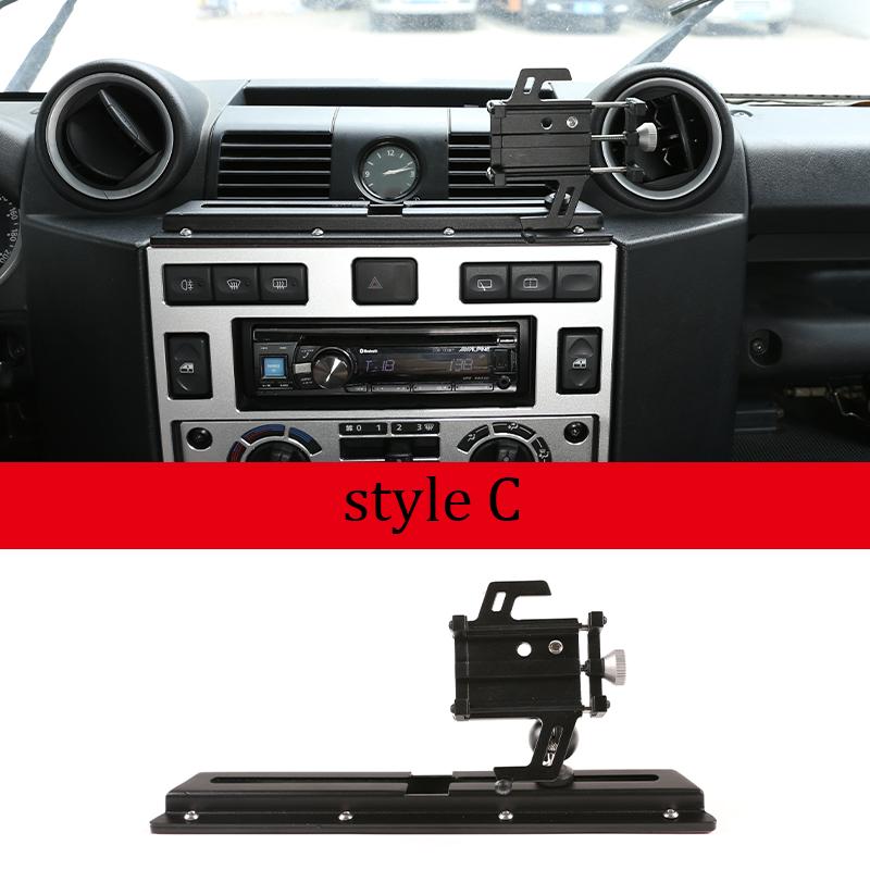 Für 2004-2018 Land Rover Defender Mittelkonsole Aluminiumlegierung Handyhalter Navigationshalterung Zubehör