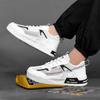 Fashion Vulcanized Sneakers Men Mesh Breathable Canvas Shoes For Men Summer Casual Shoes Sneakers Male British Style Sneakers