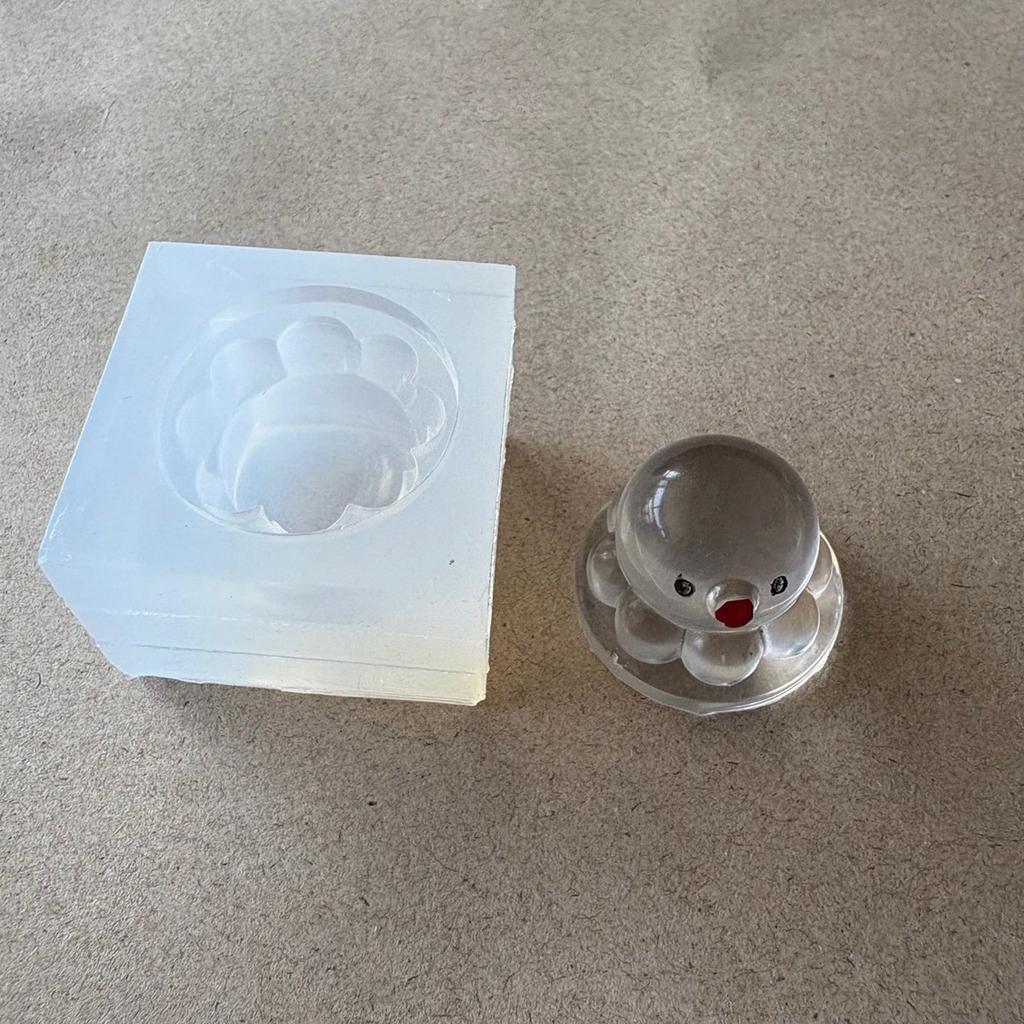 Flexible Silicone Mold for Octopus Sculpture Home Decoration Epoxy Resin Desktop Ornament Mould Jewelry Making Tool