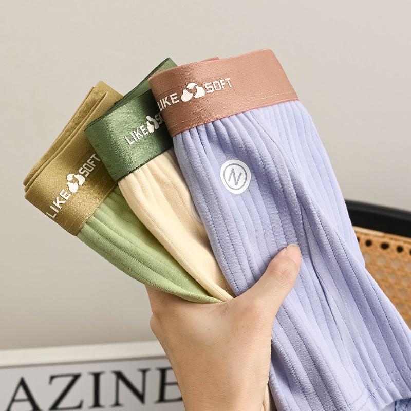 Men's Striped Panties Teenager Boxer Shorts Underwear Homme U Convex Shorts Lingerie Boxershorts Boxers Sexy Underpants
