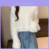 Womens Autumn Winter Soft Knit Sweater With Polo Neck For Casual Office Wear