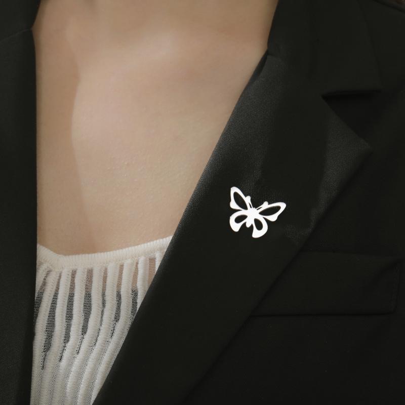 Crown Bee Butterfly Snowflake Lapel Pins Women'S Brooch Gold Color Suit Collar Badges On Backpack Stainless Steel Jewelry