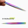 Golden Feather Precision Eyelash Extension Tweezers Set