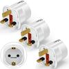 Adaptateur de Voyage - TRAHOO - Lot de 3 - Universel - 13A - Blanc
