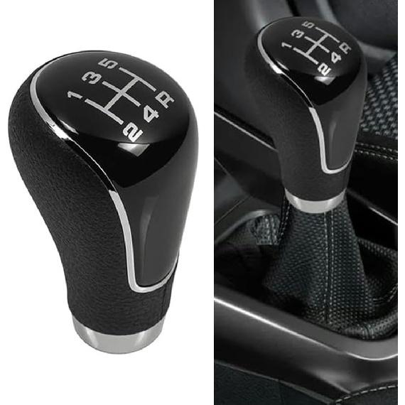 5 Speed Gear Shift Knob, Leather Gear Shift Knob for Mazda 2 3 6 2006-2012