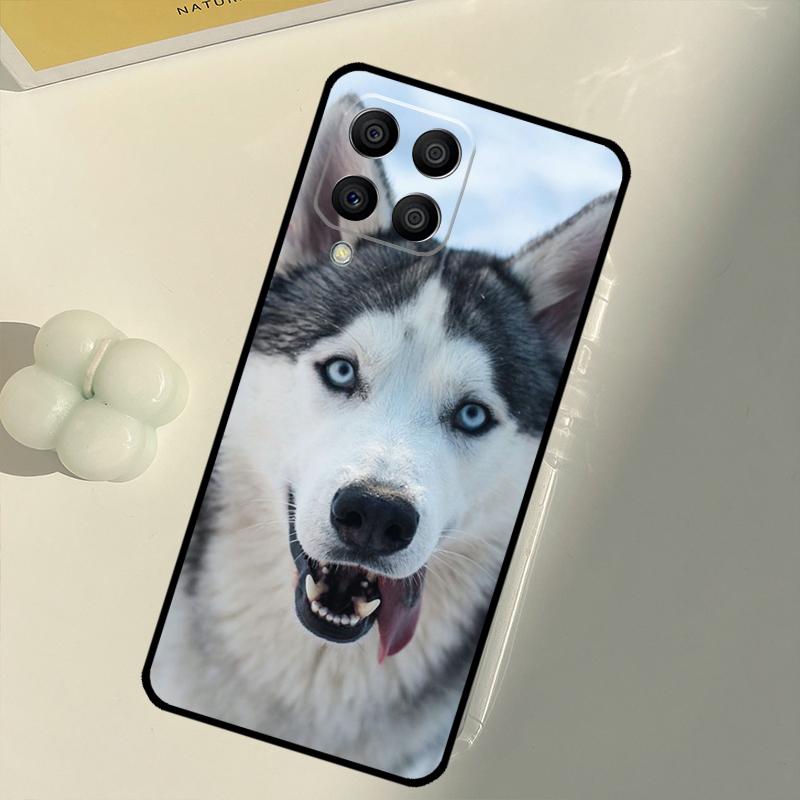 Siberian Husky Sled Dog For Samsung Galaxy M31 M16 M11 M21 M13 M33 M35 M53 M55 M15 M14 M34 M54 M12 M32 M52 M06 Case