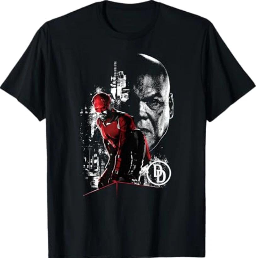 Marvel Daredevil: Born Again Disney+ Daredevil and Kingpin T-Shirt 3XL