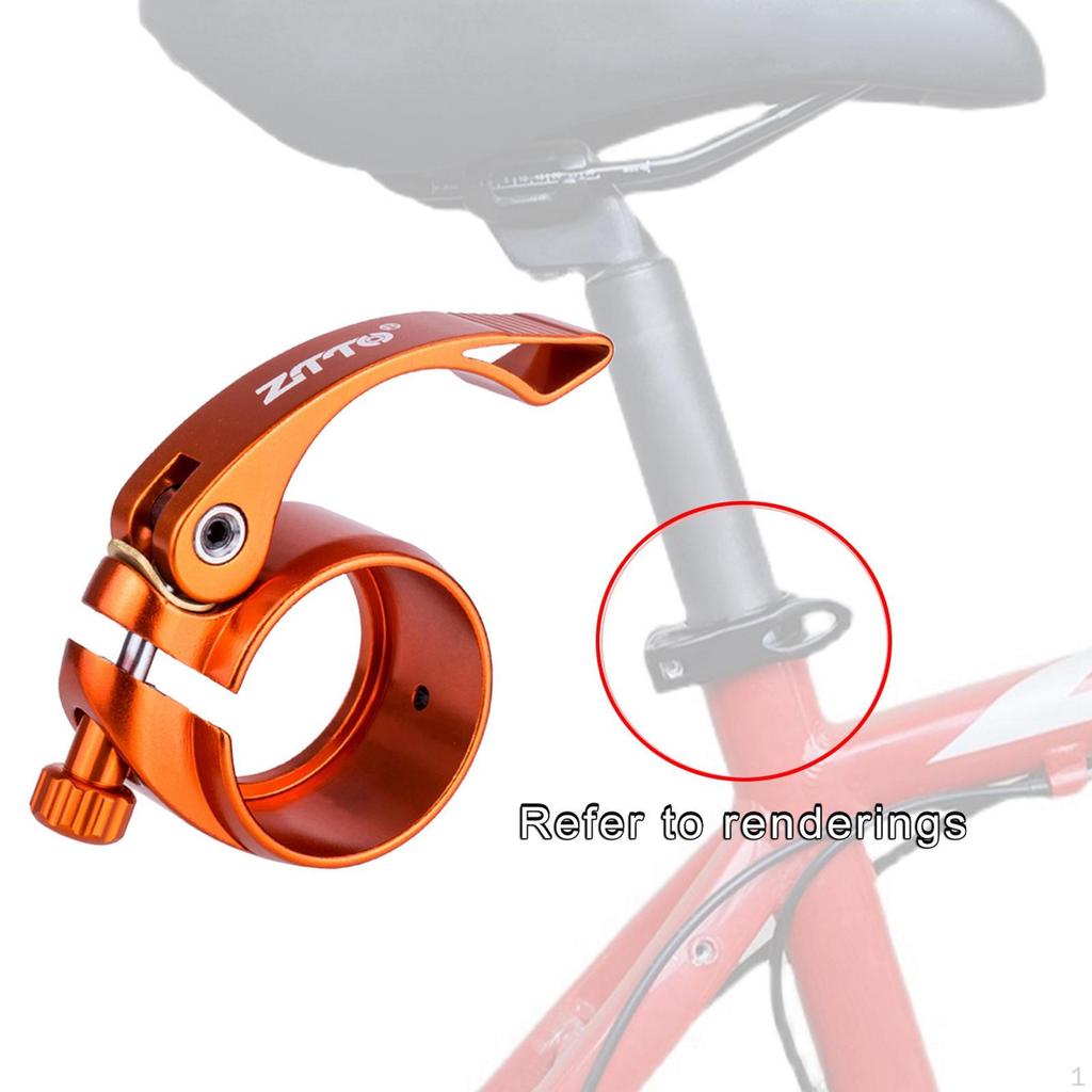 Seat Clamp 40.8MM Aluminium Alloy post Collar, Seatpost Clip Quick and Easy Adjustment of