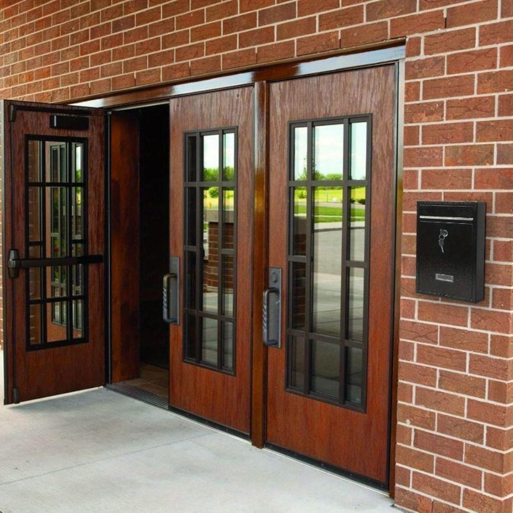 Rainproof Wall Mounted Mailbox Safe Locking Large Mail Drop Box  Front Door