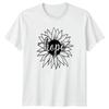 Hope Womens T-Shirt Sunflower Floral Inspiration Mothers Day Gift For Her