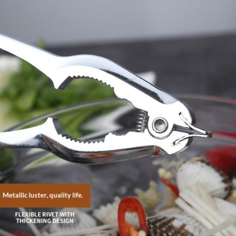 Zinc Alloy Clam Opener Multifunctional Blood Clam Pliers Clam Clip Shell Clamp Opener Durable Seafood Tools Kitchen Accessories