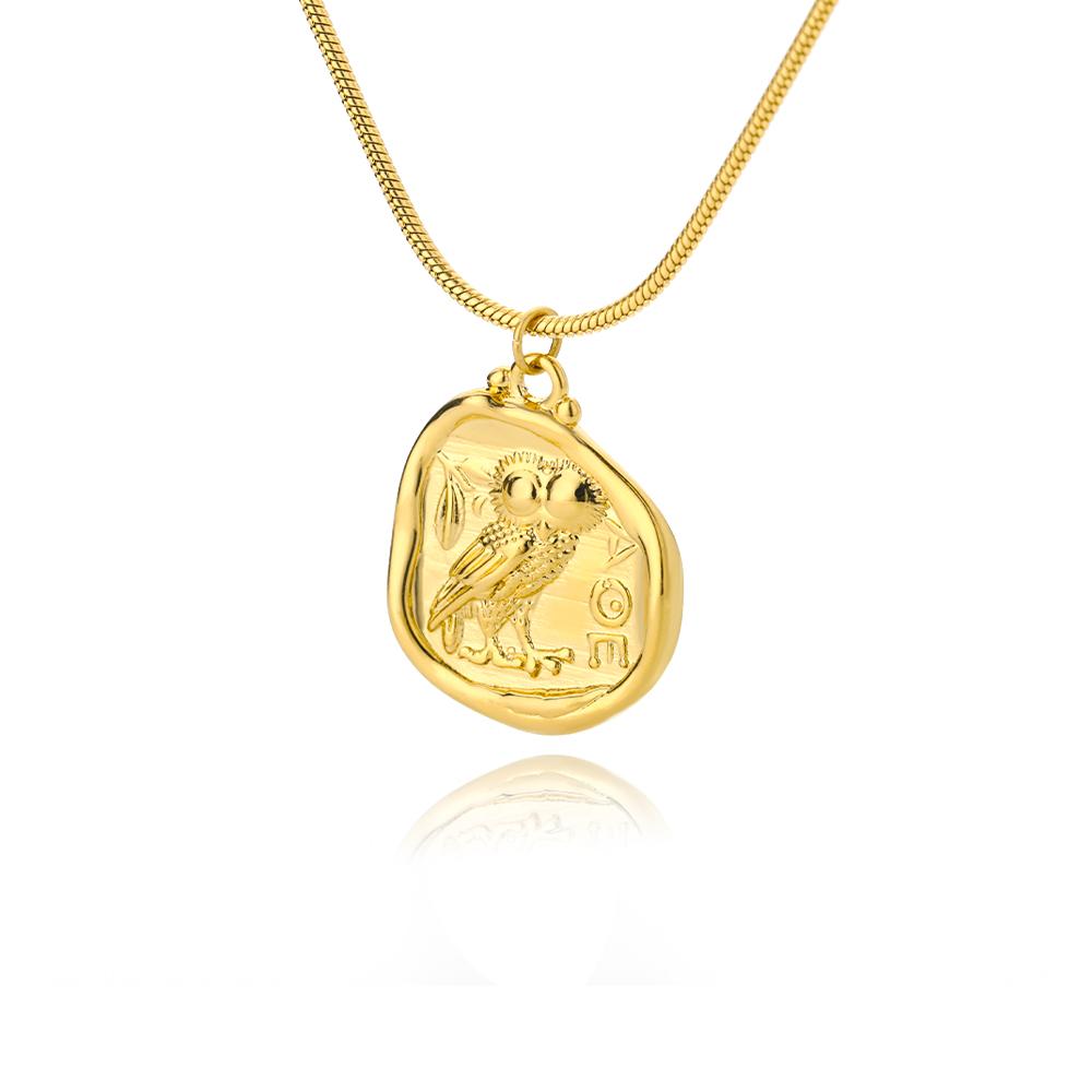 Fashion Owl Charms Pendant Necklaces For Women Stainless Steel Owl Animal Chain Choker Aesthetic Jewelry Accessories Gift Femme