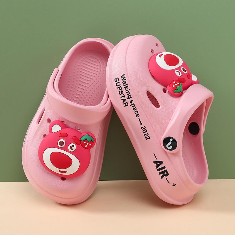 

Comfortable And Breathable Eva Kids Clogs For Girls And Boys Summer Beach Footwear Pink,220