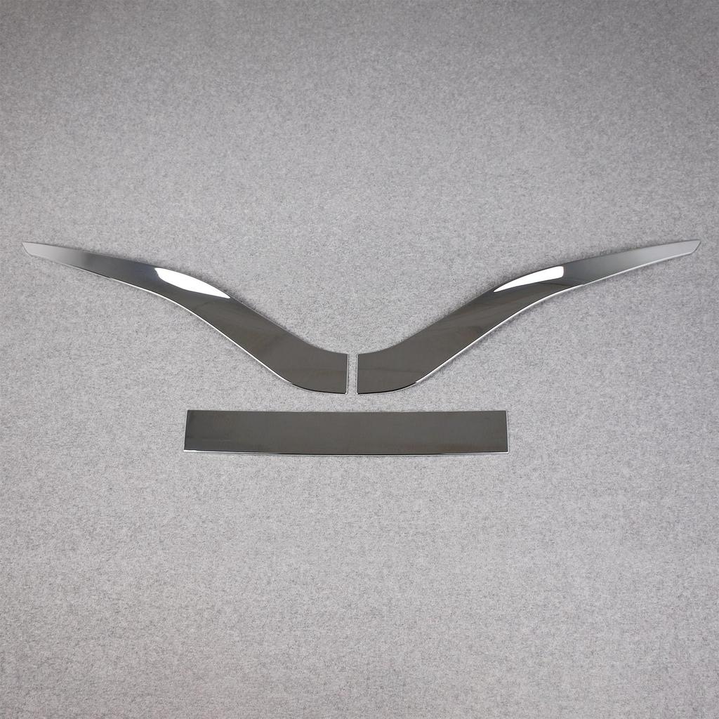 RUIQ Toyota New 40 Series Exterior Rear Back Door Rear Emblem Area Chrome Plated Designed Exclusively for the Toyota Alphard/Vellfire Garnish,