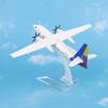 1Pc 16Cm Fk50 Atr Plane Airplane Model Aircraft Model Diecast Metal 1/400 Scale Planes Alloy Airplane Model Collection Gift Toy