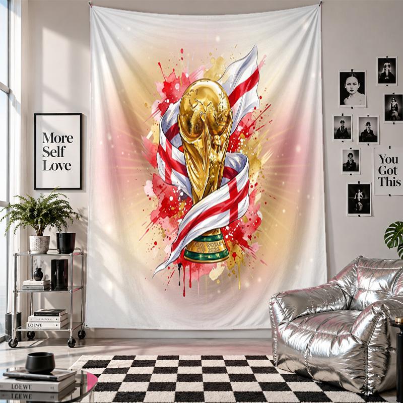 England Football Wall Tapestry Home Decor Wall Hanging Cloth for Bedroom Living Room Background