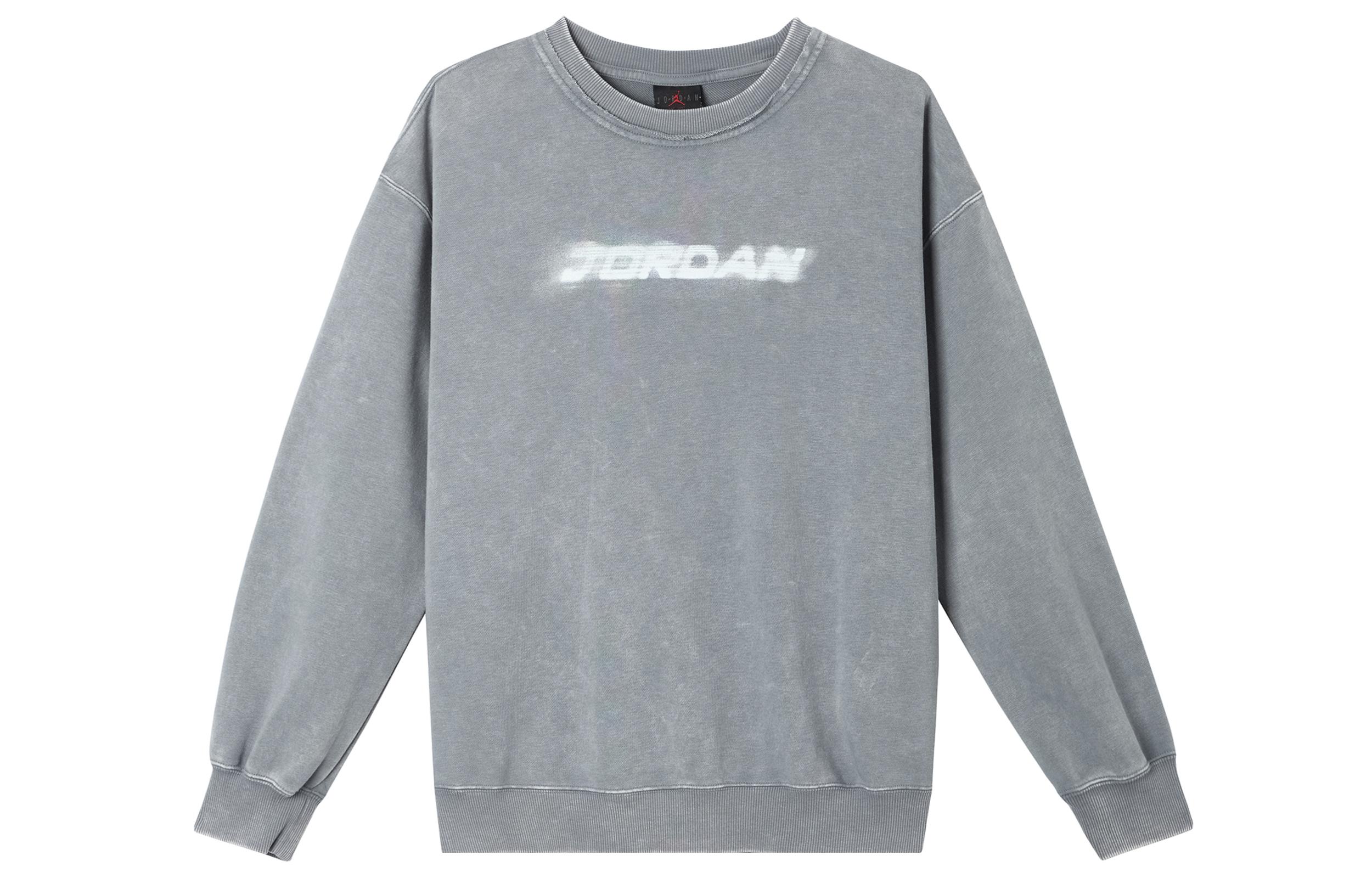 Jordan Sweatshirts Women s Gray Crew Neck Moderate HV8954-065 M