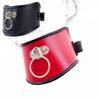 Aisile Red Adult Role-Playing Leather Collar with Neck Protector