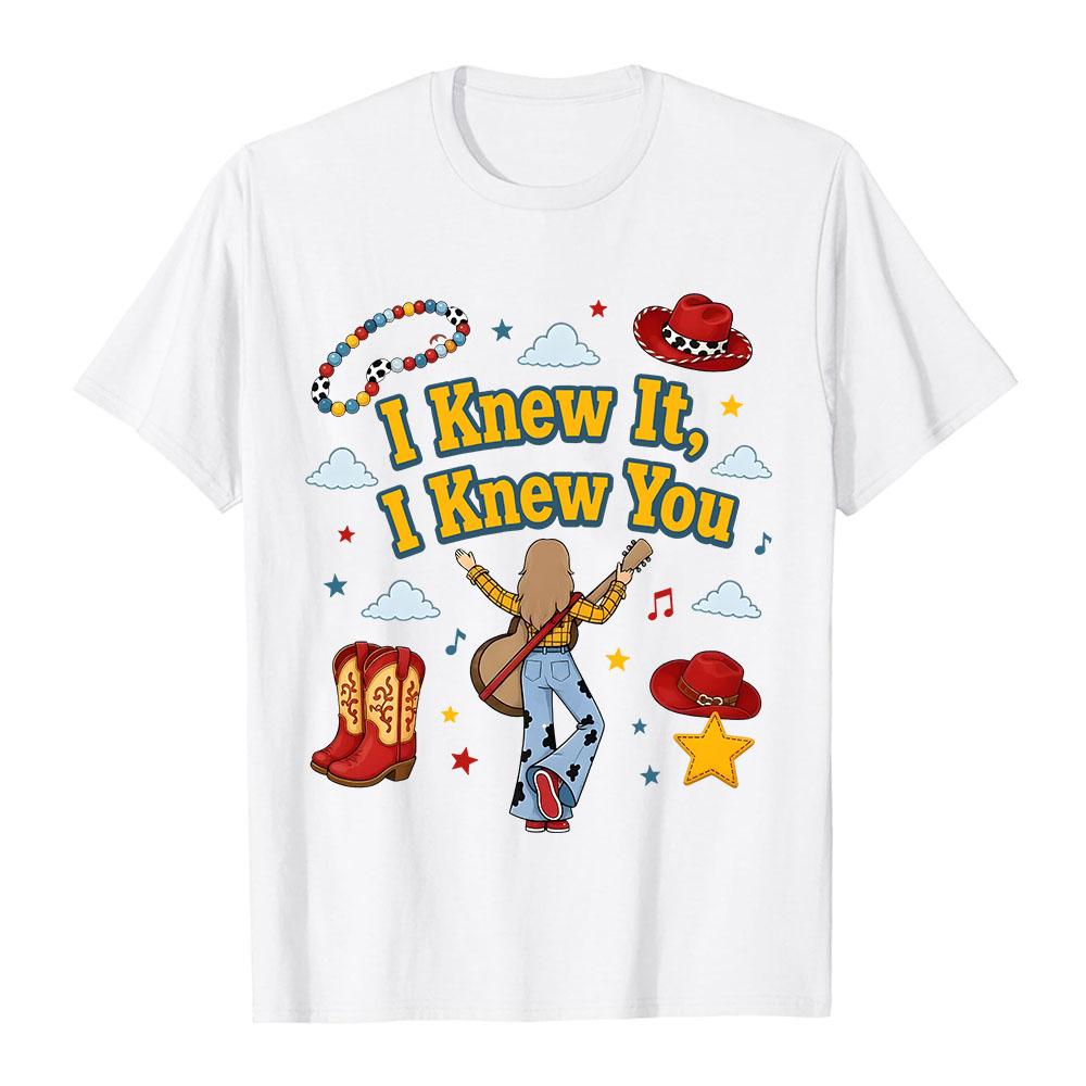 Men Women Clothing TS I Knew It, I Knew You Story 5 T-shirt Fashion Summer Cotton Soft Tees High Quality Casual Graphic Tshirts