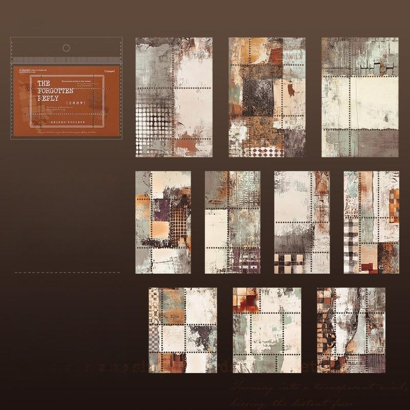 

1 шт. Серия «Забытый ответ» Материал для блокнота для девочек Перфорированная полая основа для коллажа своими руками Материал для блокнота