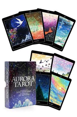 Original Tarot- und Orakelkarten unter der Aufsicht von June Mit japanischem Glücksbringer Hergestellt in Liisha [Liisha] Shibusawa, Schön, Anleitung,