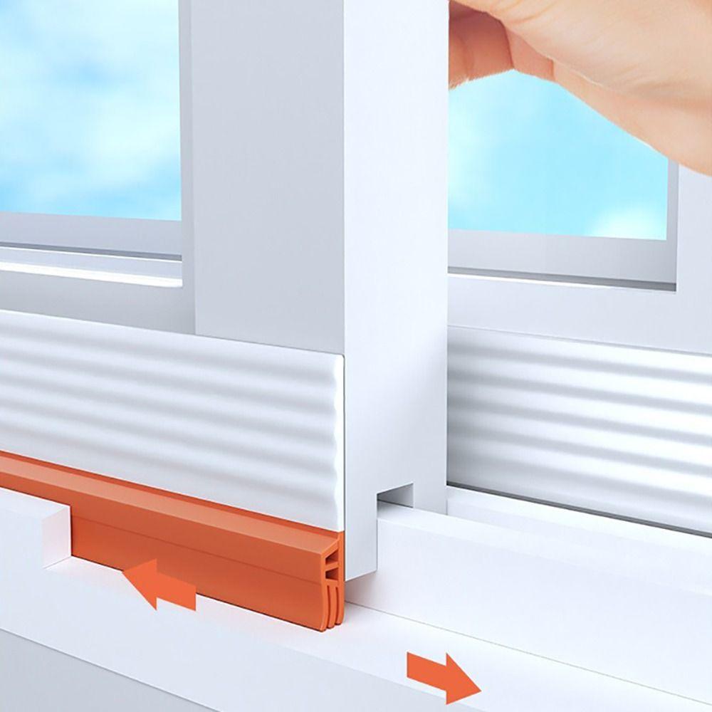 2/4M Windproof Sliding Window Sealing Strip Insectproof Gap Filling Weather Stripping  Household