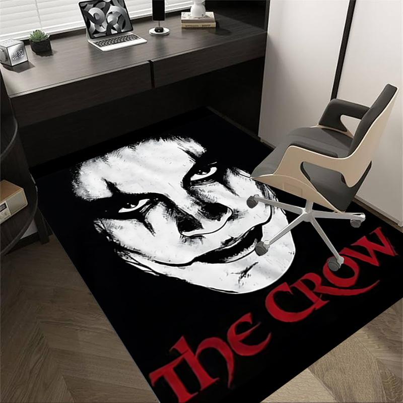 1pc The Crow Carpet, Office Rug Outdoor Mat Home Decor Area Carpet Festival