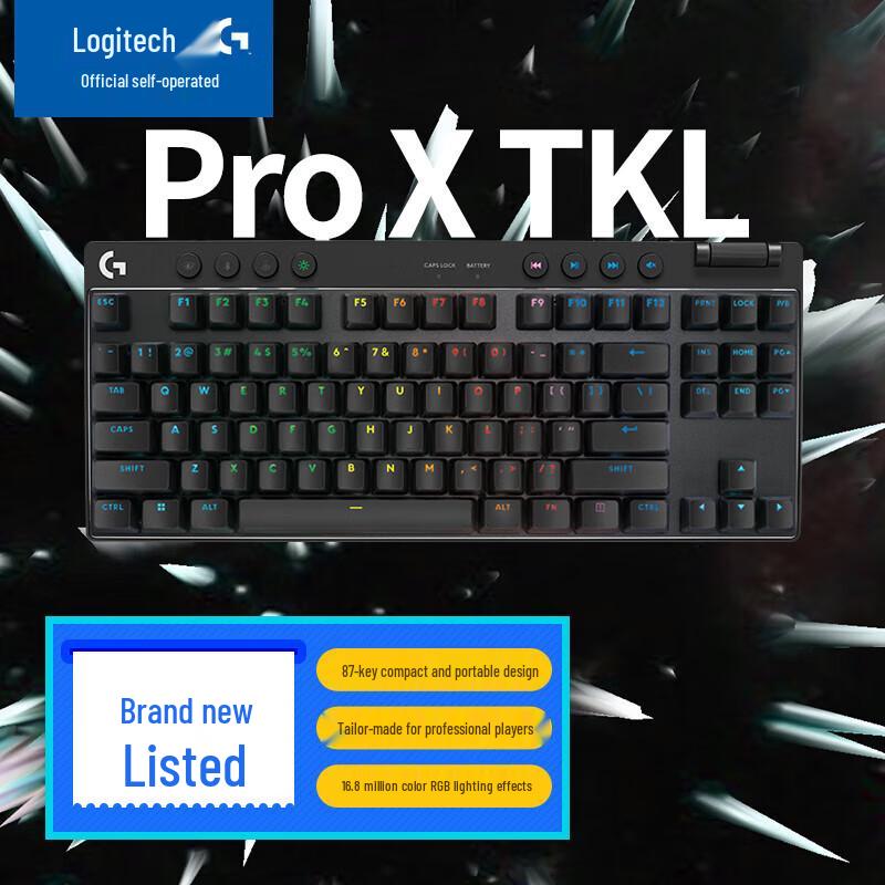 

Logitech PRO X TKL Wireless Gaming Mechanical Keyboard