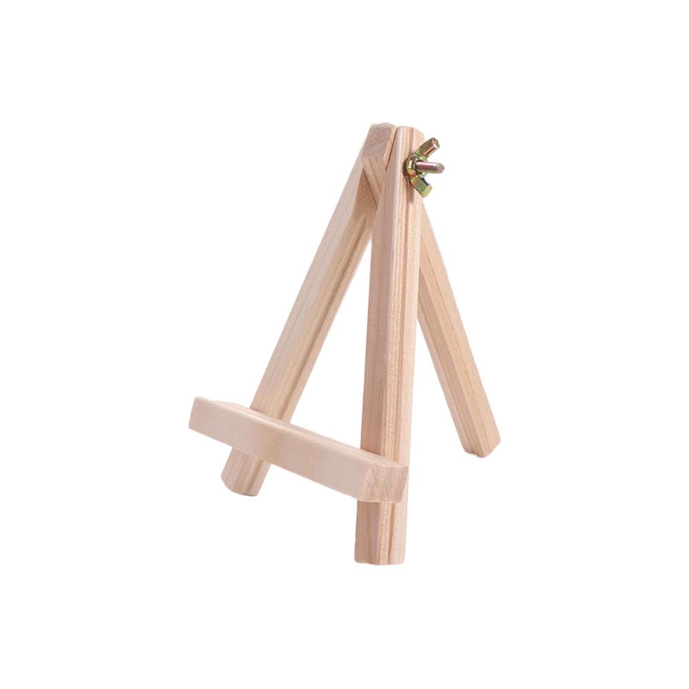 Stand Painting & Sketch Wood Mini Easel Foldable Small Triangle Display Stand Portable Desk Stand Tripod Student