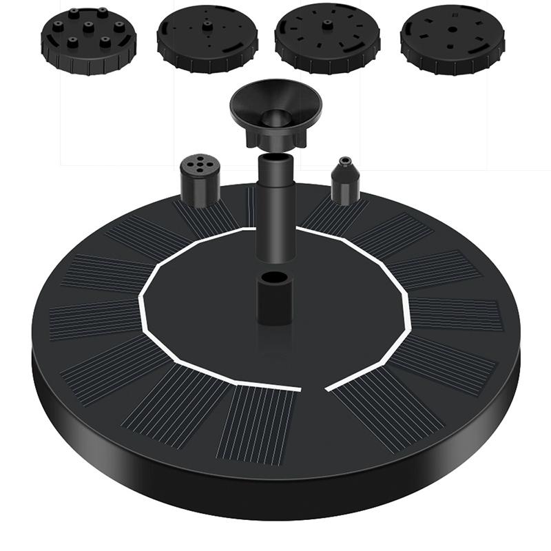 Solar Floating Fountain Floating Solar Fountain Garden Water Fountain Pool Pond Decoration Solar Panel Powered Fountain