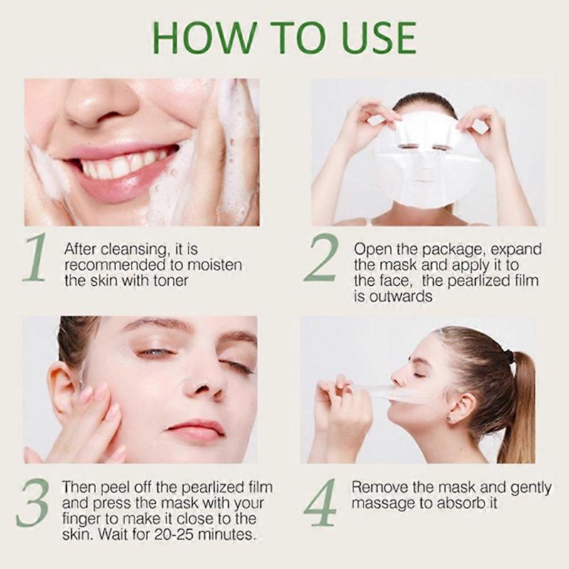 Aloe Veras Soothing Gel Face Mask Easy to Use Hydrating Mask Sheets Skin Care Products